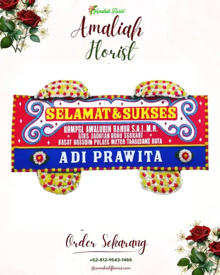 Papan Bunga Ucapan Selamat Kutuk